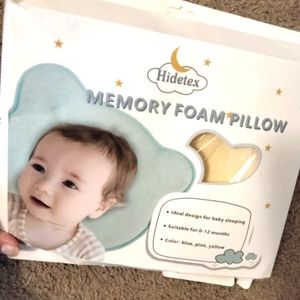 New Baby Memory Foam Pillow -BLUE